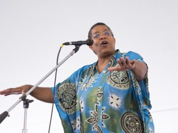Storyteller Sheila Arnold at the National Storytelling Festival