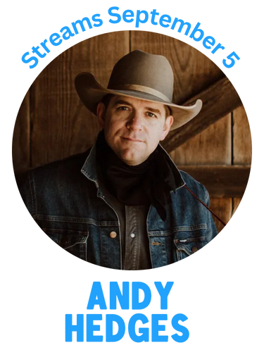 Andy Hedges, streams September 5th