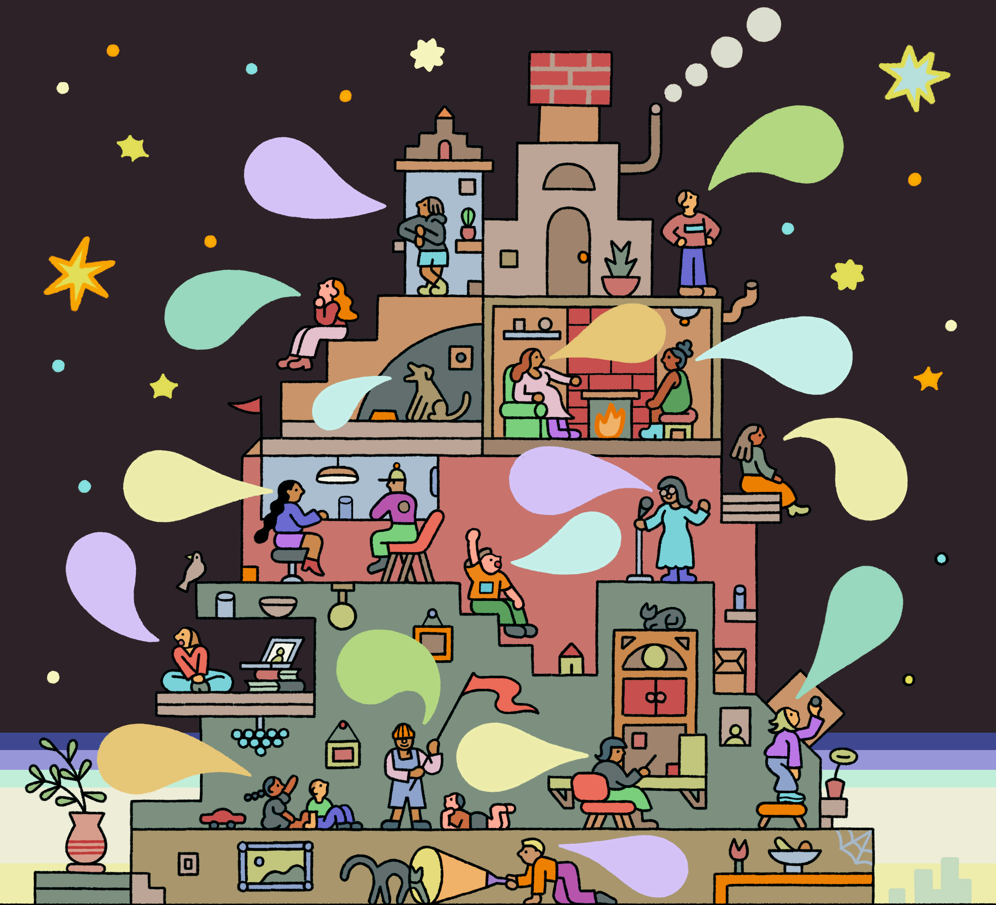 More Than One Story poster art